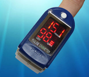 Pink Finger Tip Pulse Oximeter Integrated With Spo2 Probe And Processing Display Module supplier