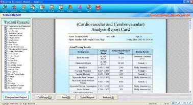 Hair Removal Quantum Magnetic Resonance Health Analyzer , 39 Reports supplier