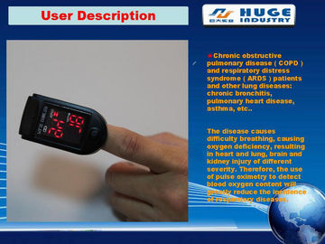 Professional Digit Fingertip Pulse Oximeter For Oxygen Saturation supplier