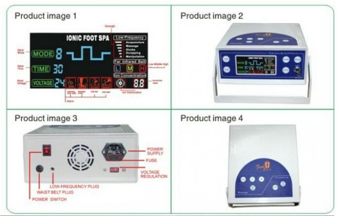 Big Power Single Use Ion Spa Foot Detox Machine HK-807 with Big LCD Display
